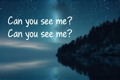 Can you see me