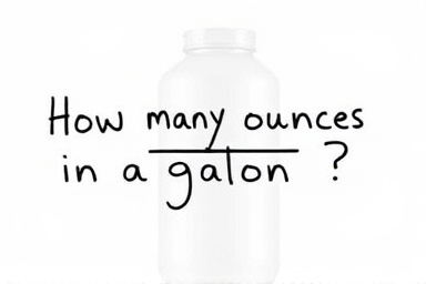 How many ounces in a gallon