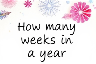 How many weeks in a year