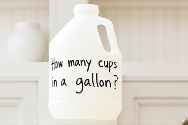 How many cups in a gallon