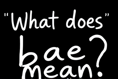 What does bae mean