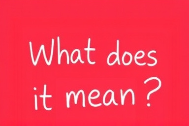 What does it mean