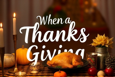 When is thanks giving