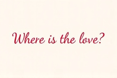 Where is the love lyrics