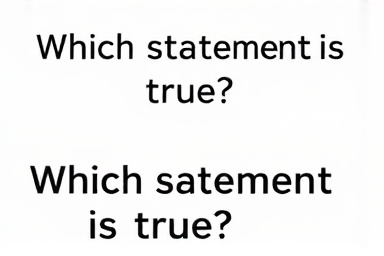 Which statement is true