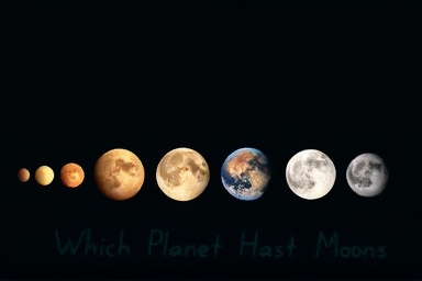 Which planet has the most moons