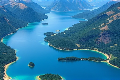 Which country has the most lakes