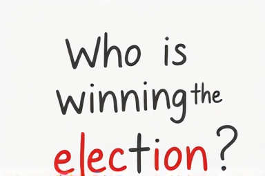 Who is winning the election