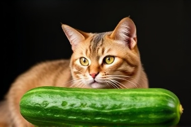 Why are cats scared of cucumbers